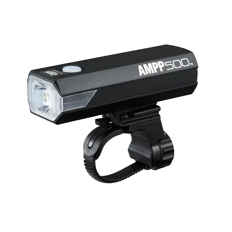 Cateye Ampp 500 USB Rechargeable Front Light In Black