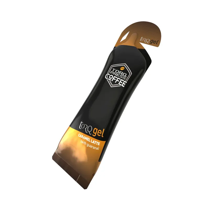 Torq Energy Gel With Guarana - Caffeinated 45g Caramel Latte